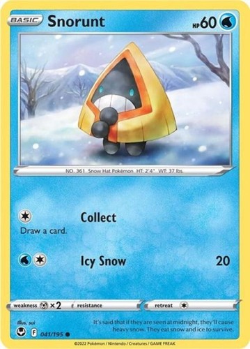 Snorunt 041/195 Silver Tempest Common Near Mint