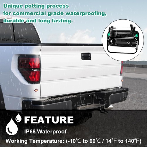 Tailgate Handle Reverse Backup Camera Replacement for Ford F150 2004-2014, F2... - Picture 5 of 7