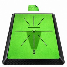 COSPOPTIC Golf Hitting Mat with Swing Path Feedback, Heavy-Duty Rubber Base A...