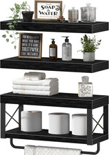 Bathroom Shelves over Toilet - Floating Shelf for Wall Toilet Paper Storage Farm