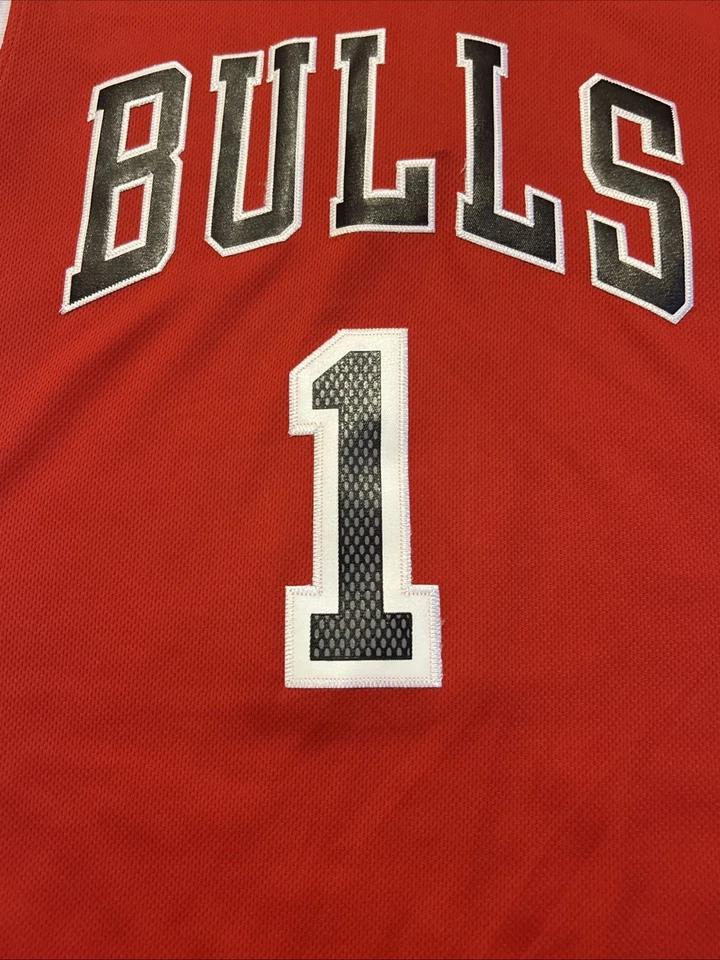 Camiseta deportiva para mujer Addidas Swingman NBA4Her Chicago Bulls #1 Derrik Rose talla mediana nueva con etiquetas Foto 3 de 4