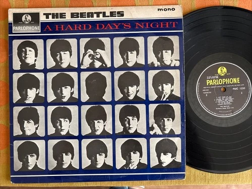 The Beatles A Hard Day’s Night VG+  UK LP Original Vinyl