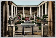 Pompeii Italy House of Vettii Ancient Roman Peristyle Garden Postcard 1959