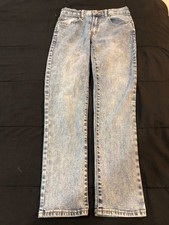Gap Denim Stretch Skinny Blue Jeans Youth Size 12  27 W/ 26 L 