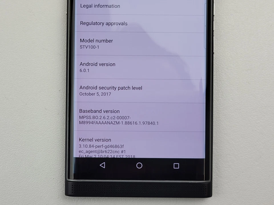 BlackBerry Priv (STV100-1) 32GB - Black (AT&T) Smartphone - Clean IMEI - B345 - Image 3 of 4