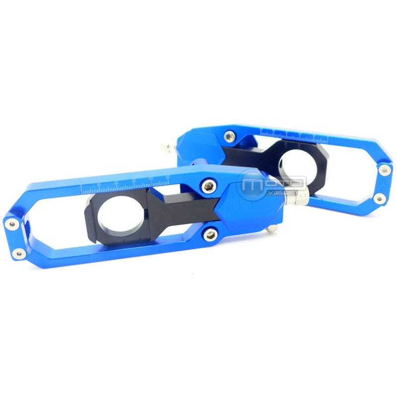 Tendeurs de chaine Kalyosa bleu évite le désalignement de la ZX10