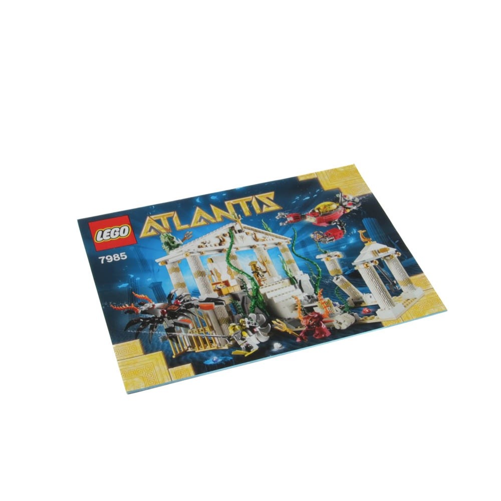 1x LEGO Building Instructions Book The City of Atlantis 7985
