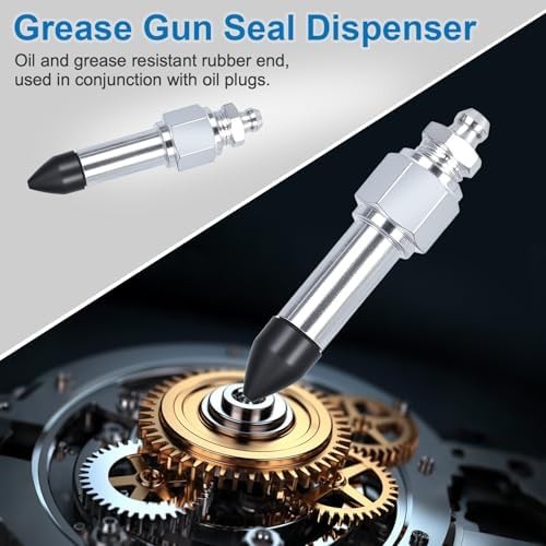 Grease Gun Needle Accessory Set Rubber Coupler Adapter Detachable Tips