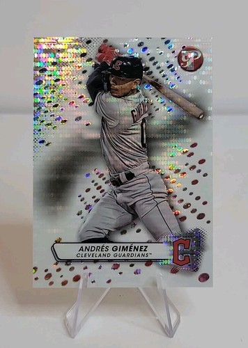 2023 Topps Pristine - Andres Gimenez #43 Pristine Pulsar Refractor