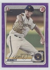 2020 Bowman Prospects Purple 47/250 Nick Bennett #BP-140 0s55