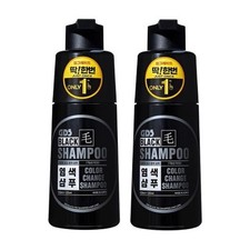 Hair Dye Gray Coverage GDS Black Shampoo Korean Beauty 250ml x 2