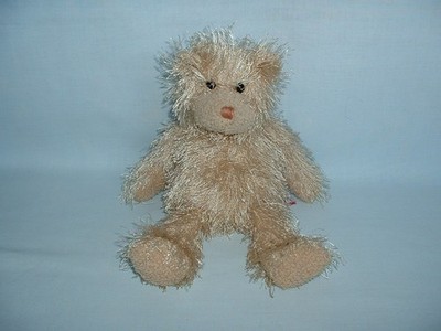 TY BEANIE PUNKIES 9 Zoll Frizzy der Braunbär kuschelweiches Plüschtier (PUNKY/2002)