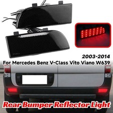 F&Uuml;R MERCEDES VITO VIANO W639 STO&szlig;STANGE R&Uuml;CKLICHT REFLEKTOR BREMSLICHT SCHWARZ