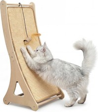 24 Inch Sisal Cat Scratcher Ramp Wooden Scratch Board