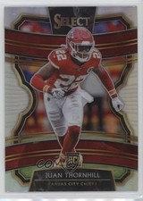 2019 Panini Select Concourse Silver Prizm Juan Thornhill #68 mv7