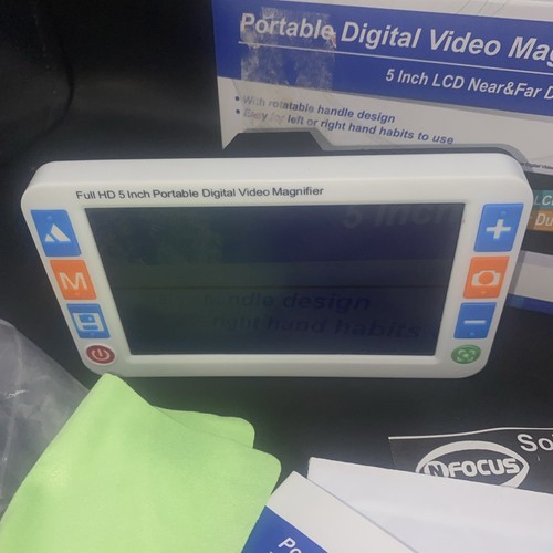 Tragbare digitale Video-Lupe 5 Zoll HD bunter LCD-Bildschirm MY EYE 5hd Dual-Objektiv - Bild 2 von 8