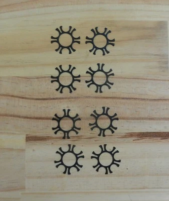 RP Ranch Products Full Moon Clips; Holds 6 Rounds of 10mm; 8 Total; FMC10-6