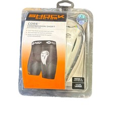 Shock Doctor Core Compression Short with Bioflex Cup Mens Large 34-36 Black NEW