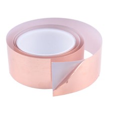 Copper Foil Tape with Conductive Adhesive for Guitar  EMI Shielding 5cmx3meters