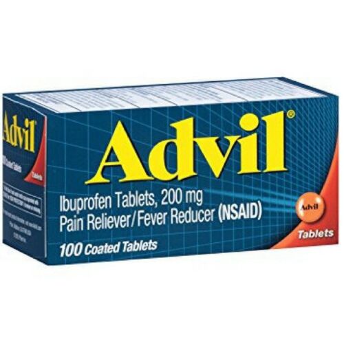 100 ct - Advil Tablets Ibuprofen 200 mg New! 3 / 2026 expiration (100 Count)