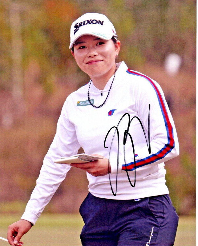 Minami Katsu LPGA star signed autographed 8x10 golf photo Kagoshima Japan X