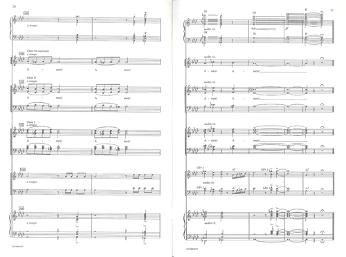Come Christians Join To Sing Sheet Music SATB Choir Organ Handbells 1993 Sherman - Picture 3 of 4
