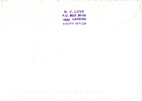 SOUTH AFRICA 1999 COVER SENT TO JORDAN Nelson Mandela Inauguration, 3 STAMPS - Picture 5 of 5