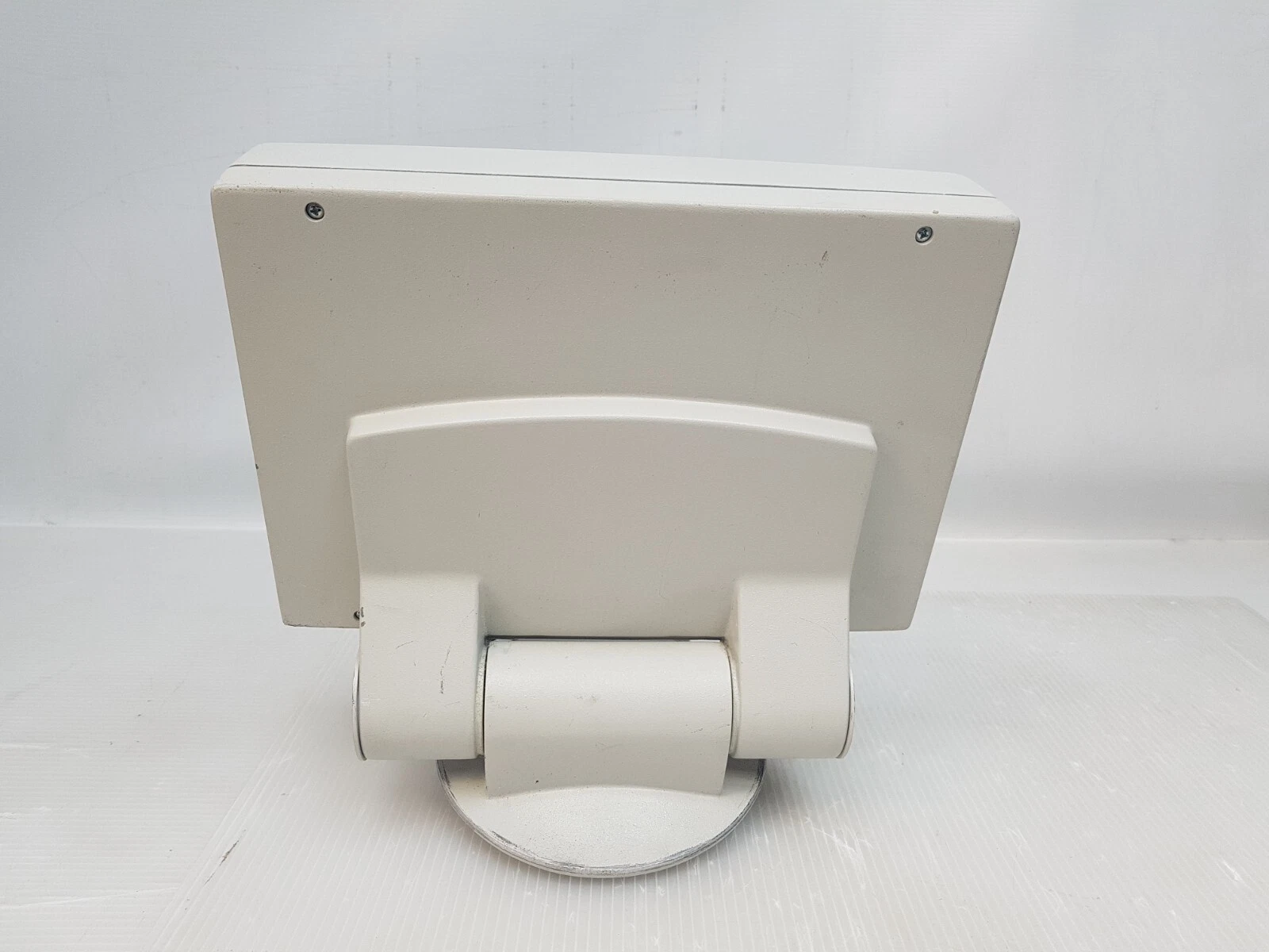 Rear of the Lumenis graphics terminal housing and hinged stand