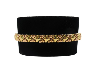 Chimento 18k Solid Rose & Yellow Two-Tone Gold Chain Thick Bracelet