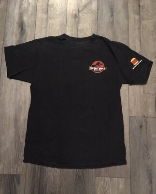 Large 1997 Employee JURASSIC PARK Burger King T-Shirt Men