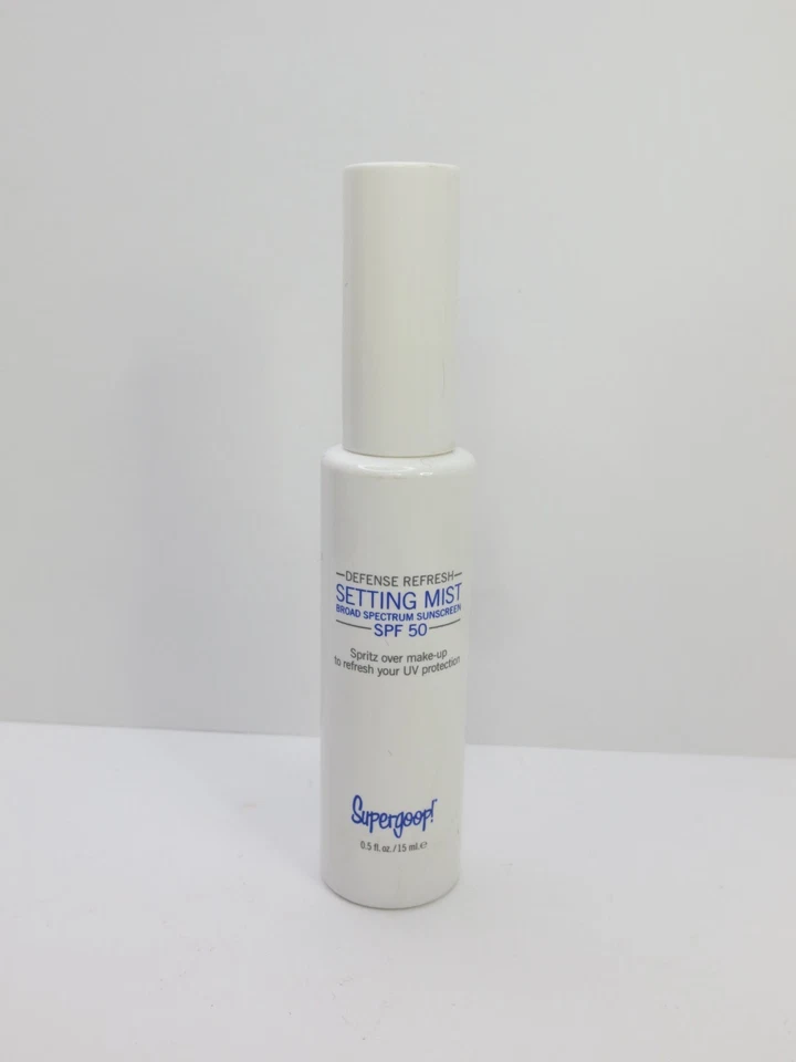 SUPERGOOP! DEFENSE REFRESH SETTING MIST SPF 50 0,5 OZ (LOTE DE 3) Foto 2 de 3