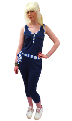 SALE! NEW! 'BATTON' SUPREMEBEING WOMEN'S RETRO 70S JUMP SUIT IN