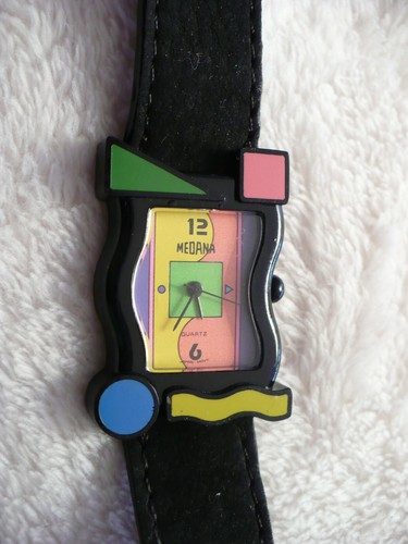 WM- WM- MEDANA QUARTZ COLORFUL WATCH (JAPAN MOVT) #50966 (NICE!!!! - Picture 2 of 11