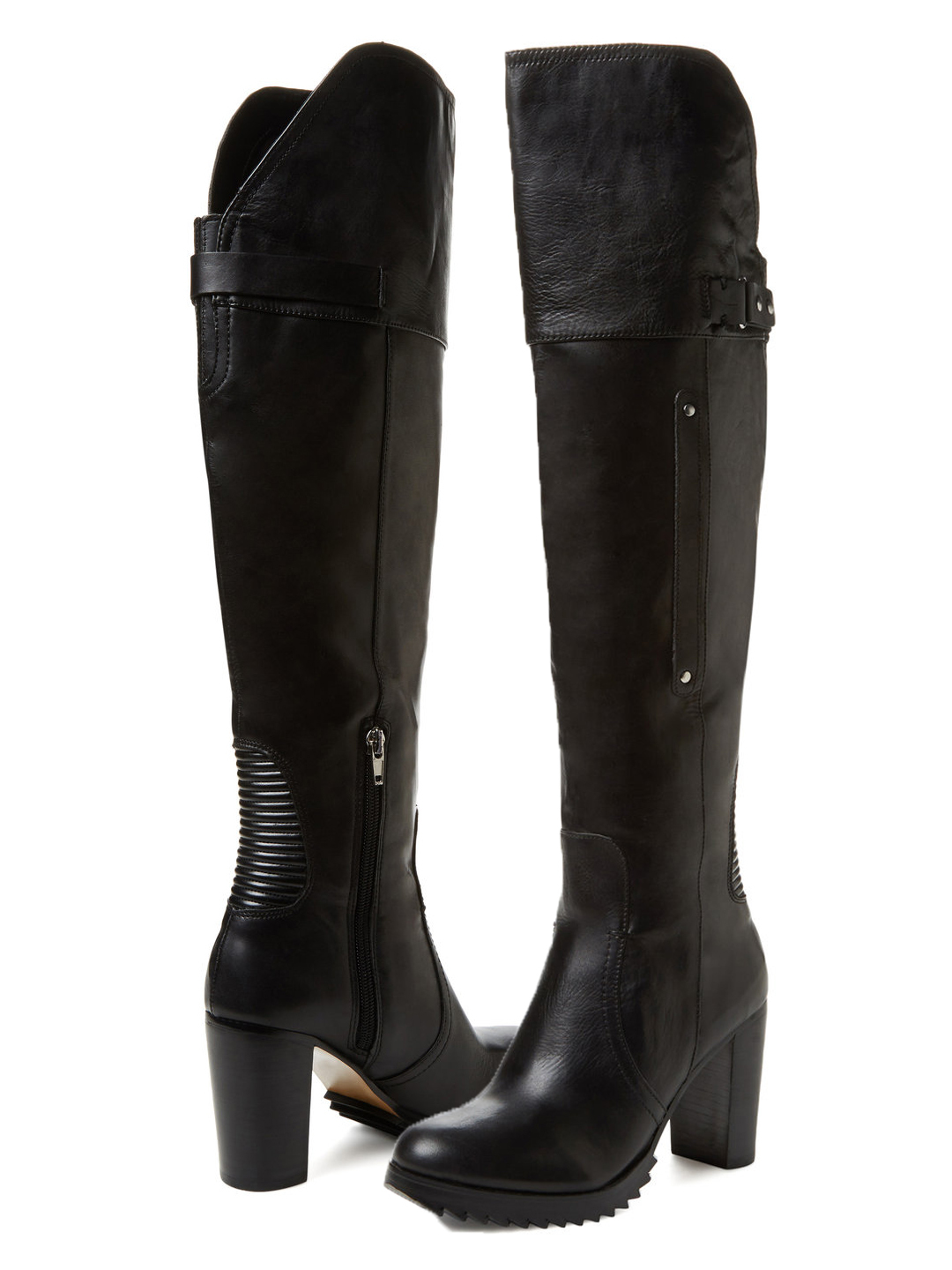 Dolce Vita Damenschuhe Indygo Saw Sole Tall Zipper Knee High Fashion Heels Stiefel Dolce Vita Damenschuhe Indygo Saw Sole Tall Zipper Knee High Fashion Heels Stiefel