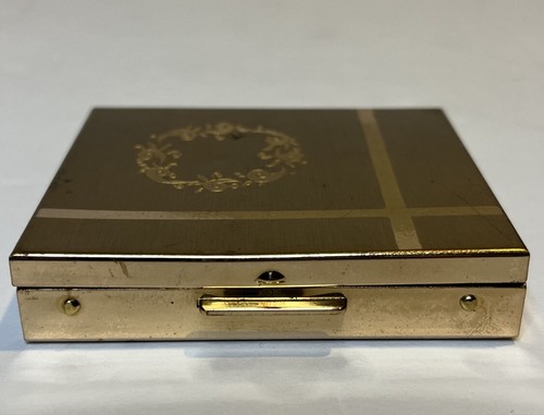 Vintage Gold-Tone Compact Wallet for Bills & Coins Mid-Century Travel Accessory - Picture 7 of 12