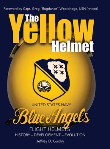 Il casco giallo:: Caschi da volo angeli blu marina degli Stati Uniti storia: nuovo - Foto 1 di 1
