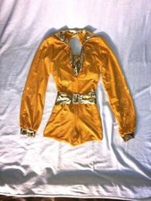 Gold  Yellow Youth  Adult "90's" Jazz/Hip Hop Dance Costume