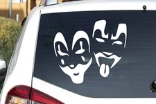 Juggalo Faces ICP -Man CNC cut Decal Vinyl Sticker -Pic from multi colors! O651