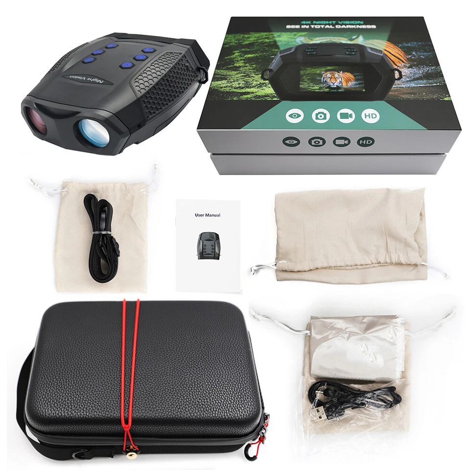 Infrared Night Vision Goggles Hunting Binoculars 850nm 5-40X Zoom IR Video CAM - Image 4 of 4