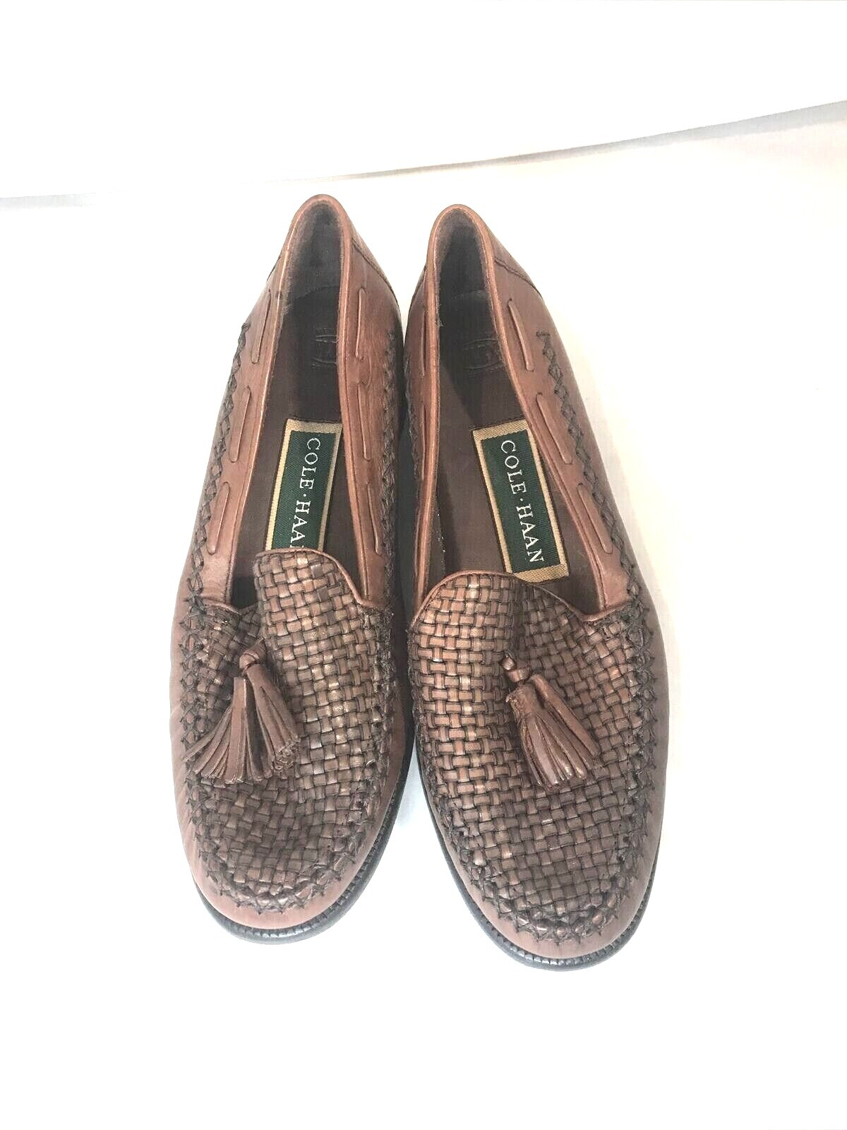 Cole Haan Women's Brown Leather Tassel 