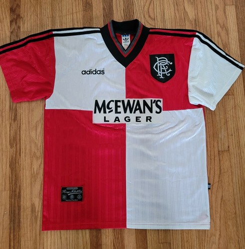 GLASGOW RANGERS FC 1995/1996 ADIDAS 
