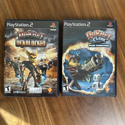 Ratchet & Clank: Going Commando PlayStation 2 PS2 - CIB! Good Condition! Tested!