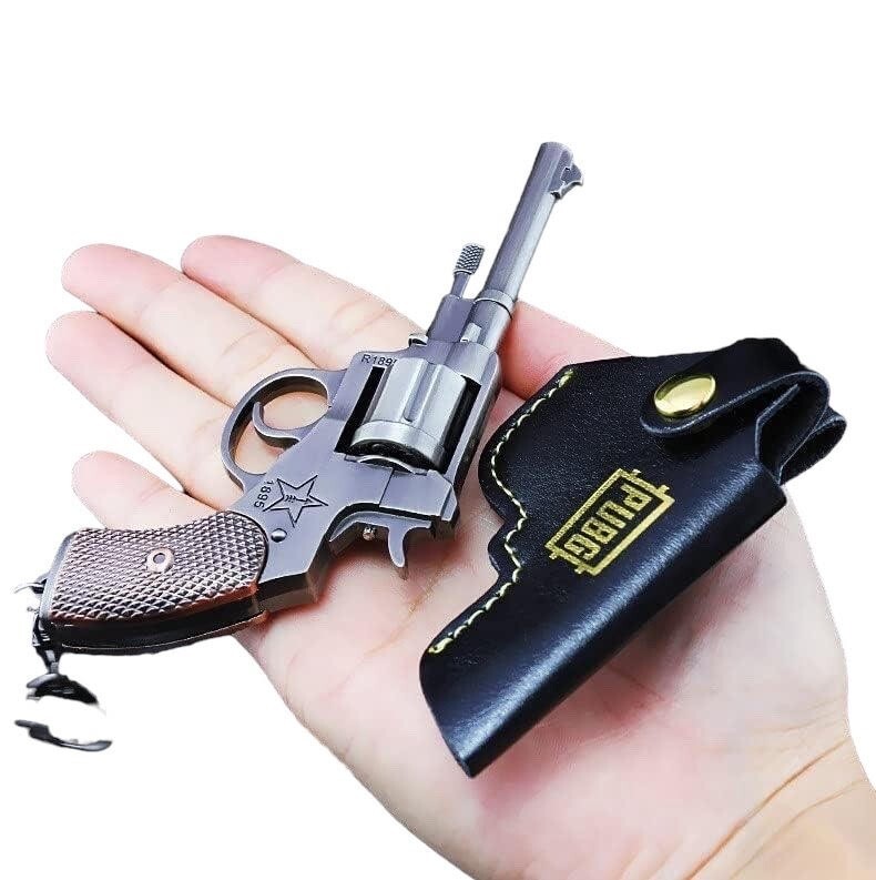 Miniature R1895 Revolver Toy Replica Diecast Gun Model Keychain
