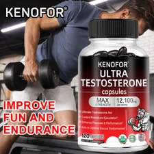 Maca root testosteron enhancer, energy support capsules 12,100 mg