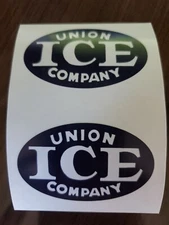 NEW ORIGINAL SMITH MILLER VINYL UNION ICE DECALS FOR TRAILER SET OF 2 FOR