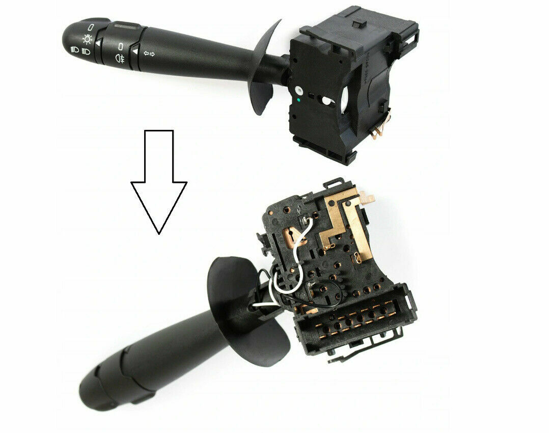 Commodo clignotant gauche Renault Master II pour réparer les faux contacts de phares de 1998