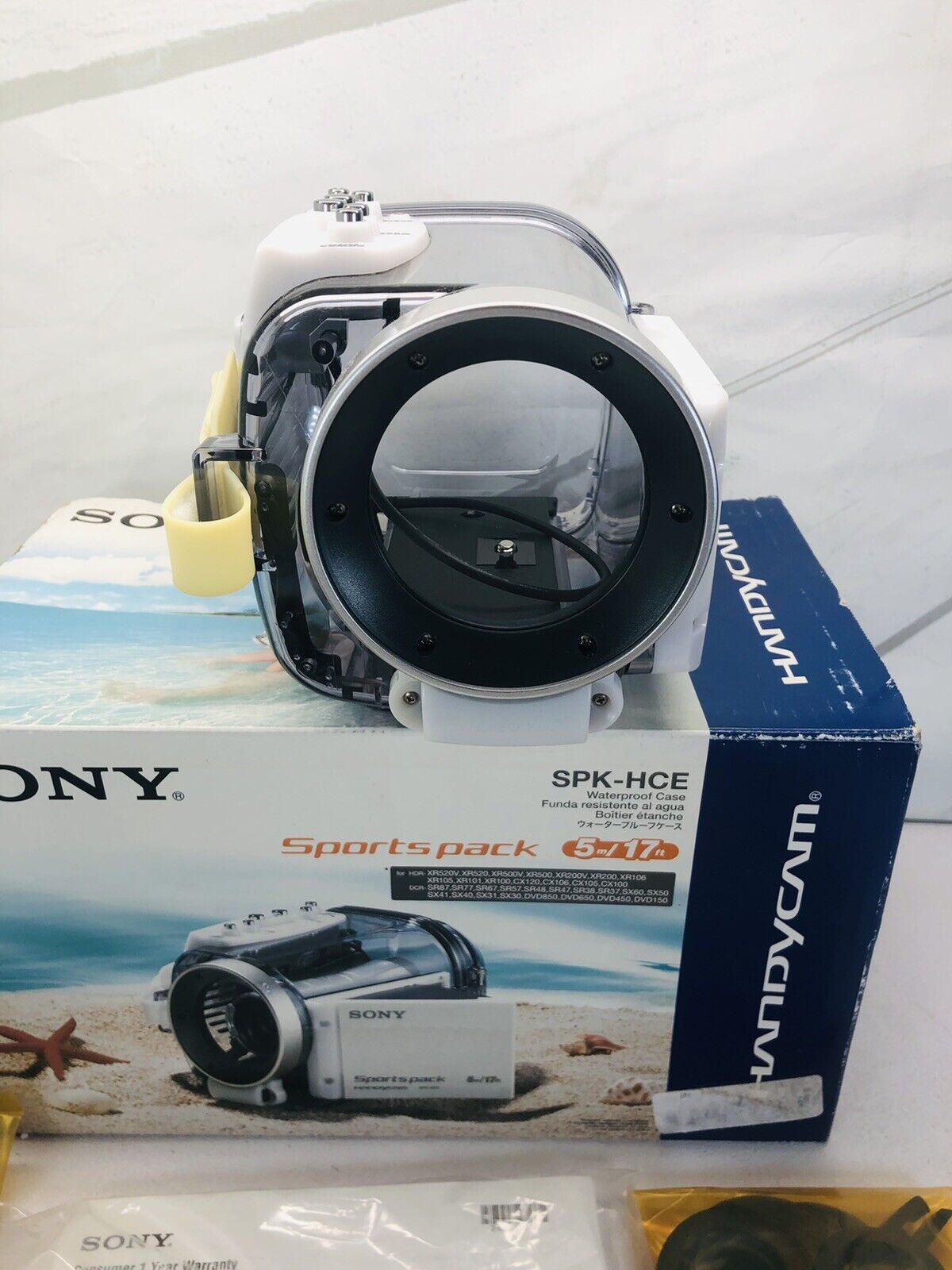 Sony SPK-HCE Handycam/Camcorder Marine Sports Pack Waterproof Case Housing