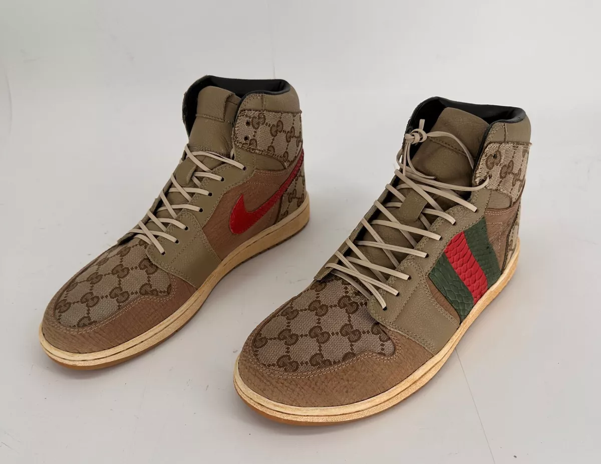 Ceeze Crafts Gucci CUSTOM The ‘Screener’ Air Jordan 1 size 11