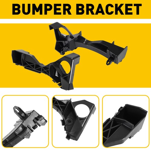 Pair Black Front Bumper Brackets Support For 2003-2008 Toyota Corolla LH+RH Set - Picture 5 of 10