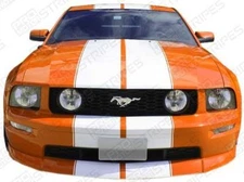 Ford Mustang 2005-2009 Pre-cut Over-The-Top Double Stripes Decals (Choose Color)